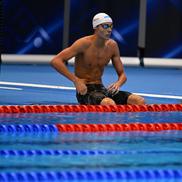 David Popovici, în finala de la 100 m liber (foto: Raed Krishan/GSP)