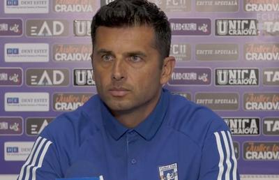 Dică, înainte de FCU Craiova - U Cluj: „Obiectivul e realizabil, altfel nu veneam aici”