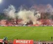 FOTO CSKA Sofia - Sepsi, torțe aprinse de fanii gazdelor