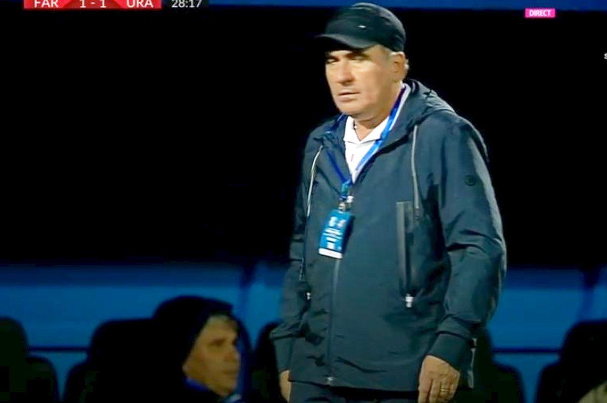 Gică Hagi, criză de nervi în timpul meciului cu Urartu » Scenele incredibile n-au fost ignorate de arbitru