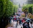 Spectatori îndreptâbdu-se spre baza nautică din Vaires-sur-Marne Foto: Raed Krishan (Vaires-sur-Marne)