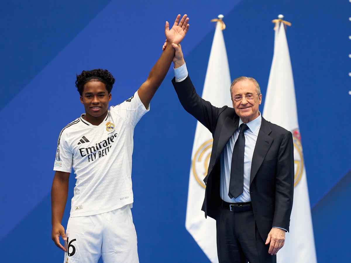 Endrick, prezentat la Real Madrid