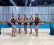 Amalia Ghigoarță, Andreea Preda, Sabrina Voinea, Ana Maria Bărbosu și Lilia Cosman vor concura în prima subdiviziune FOTO FRG
