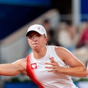 Iga Swiatek, în meciul cu Irina Begu de la Jocurile Olimpice / Sursă foto: Imago Images