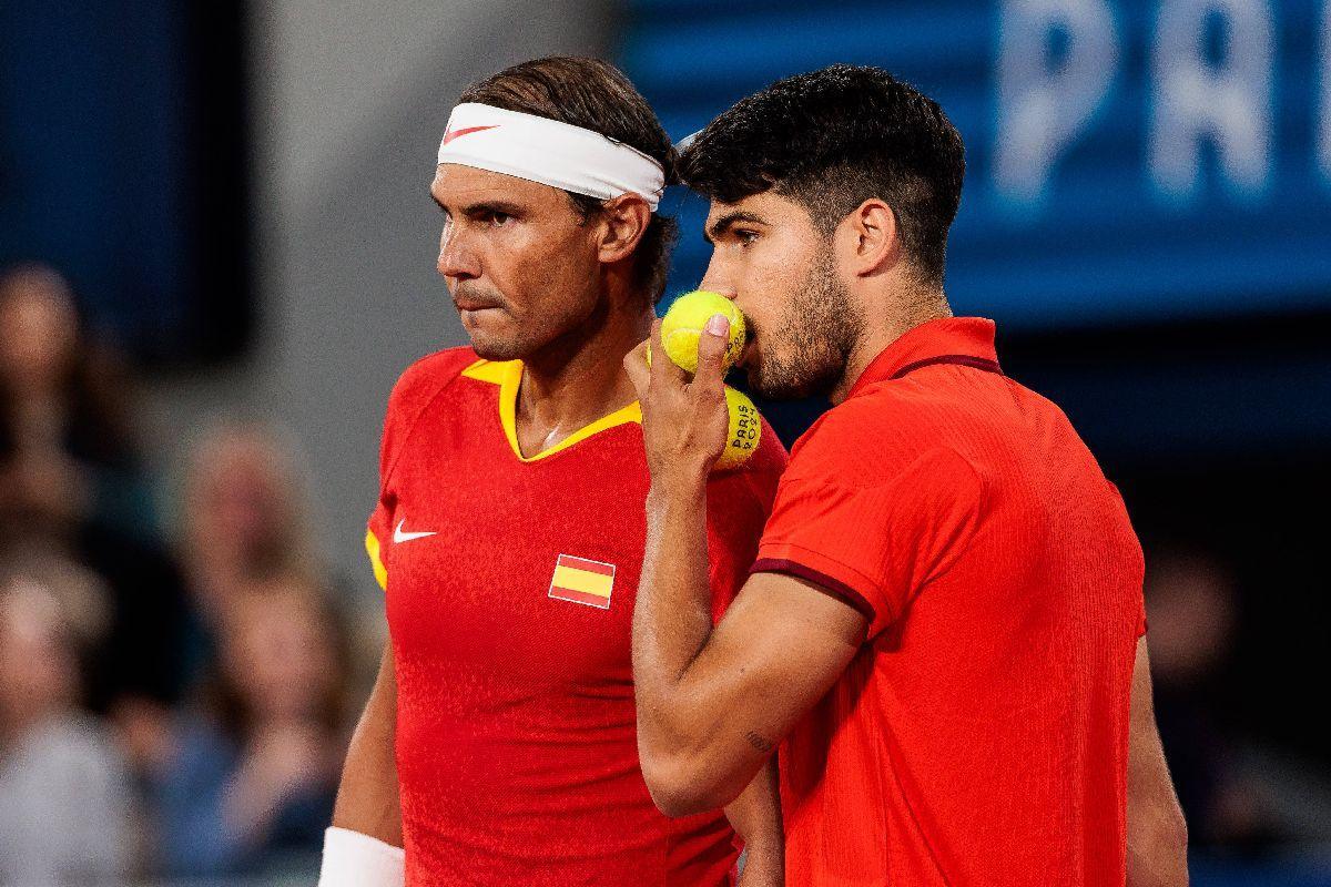 Rafael Nadal și Carlos Alcaraz, dublu la Jocurile Olimpice, pentru prima oară în istorie