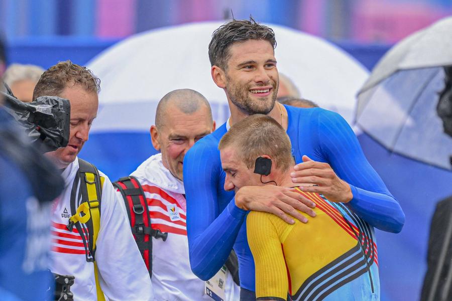 Remco, după câștigarea aurului olimpic / FOTO: Imago Podium în Turul Franței, AUR la Jocurile Olimpice » Remco Evenepoel a scris istorie la Paris