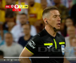 Alexandru Musi a solicitat un penalty în Oțelul - Dinamo. FOTO: captură @Digi Sport