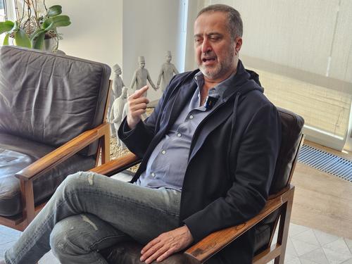 Serdar Bilgili, interviu pentru Gazetă între două întâlniri de afaceri
Foto Eduard Apostol