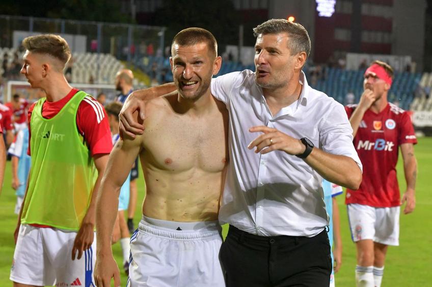 Laszlo Balint, în Oțelul - Dinamo. FOTO: Cristi Preda