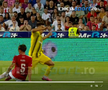 Alexandru Musi a solicitat un penalty în Oțelul - Dinamo. FOTO: captură @Digi Sport