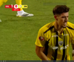 Andrei Mărginean s-a accidentat în Oțelul - Dinamo. FOTO: captură Prima Sport