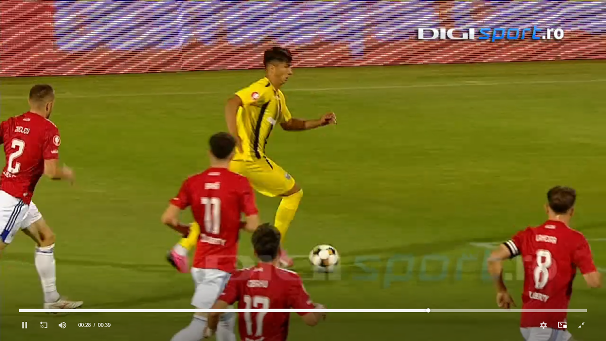 Penalty refuzat lui Dinamo la Galați! Verdict fără echivoc al specialistului în arbitraj