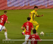 Alexandru Musi a solicitat un penalty în Oțelul - Dinamo. FOTO: captură @Digi Sport