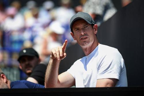Andy Murray în tribună la Eastbourne Foto: Imago Images
