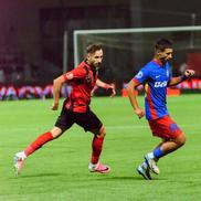 David Popa, în Csikszereda - FCSB // foto: Facebook @Csikszereda
