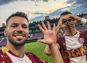 A debutat la CFR Cluj cu o „dublă”, apoi a abordat subiectul problemelor financiare