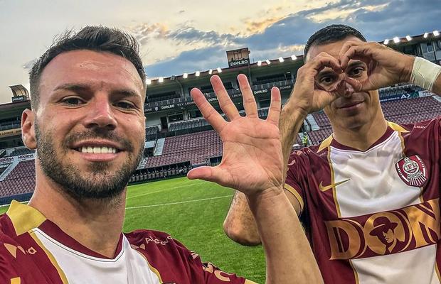 A debutat la CFR Cluj cu o „dublă”, apoi a abordat subiectul problemelor financiare