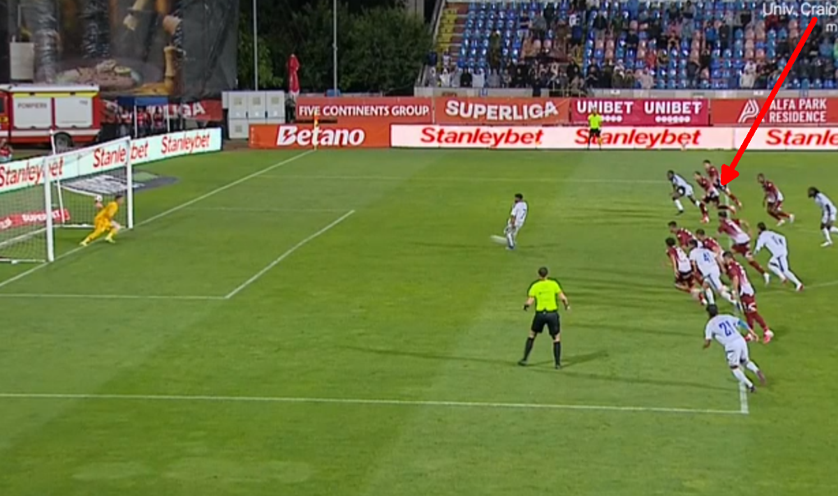 Haos total în FC Botoșani - Rapid! Două intervenții VAR, două cartonașe roșii și un penalty executat după opt minute