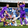 Radu Drăgușin și Viery Fernandes, stoperii Fiorentinei, în meciul amical piedut de Fiorentina (2-3) cu QPR / Foto: Imago