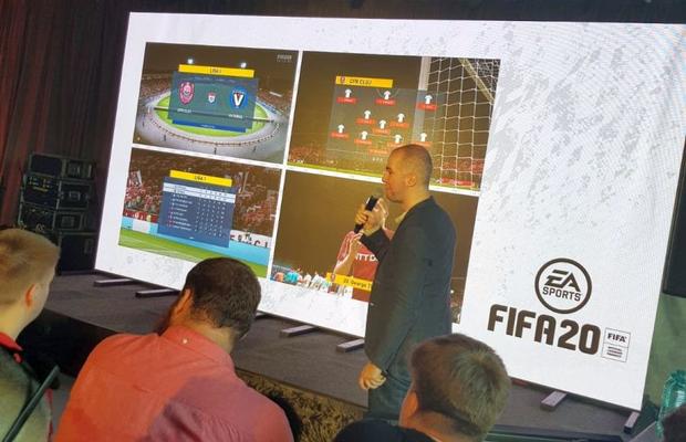 FIFA 2020 // Lovitură de imagine pentru Liga 1! Florinel Coman și Dan Nistor, lângă Messi și Ronaldo » Imagini de la lansare