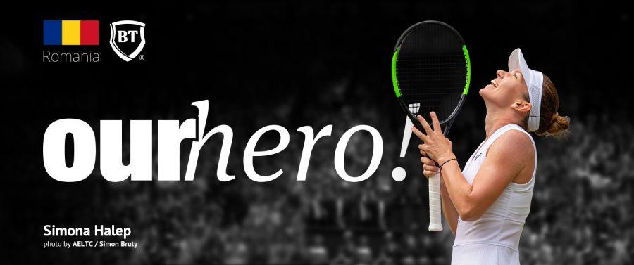FOTO Simona Halep, „eroina noastră!” » Apariții uriașe în Londra și în Times Square din New York