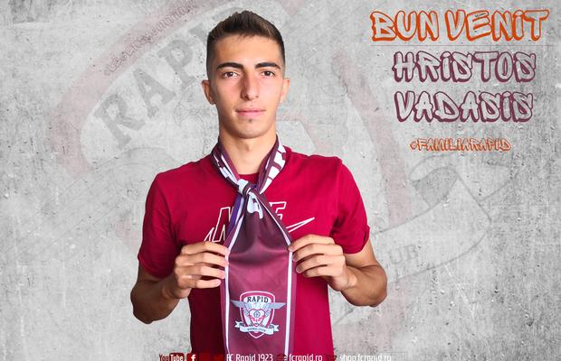 Hristos Vadasis la Rapid » „Bun venit, Hristos!”  Poate debuta miercuri, în Cupă