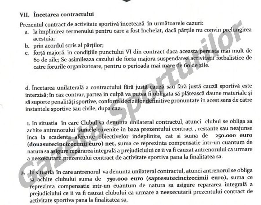 Gazeta are contractul! Uite pe ce se ceartă CFR și Șumudică: prime fabuloase pentru antrenor + cum arată clauzele de reziliere