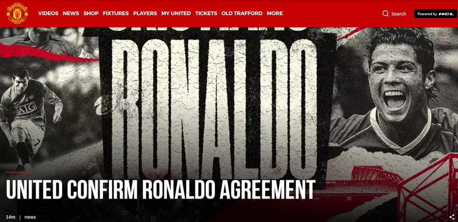 Cristiano Ronaldo, prezentat la Manchester United Trista „Bătrână Doamnă” şi stânca din Londra