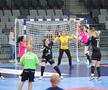 Imagini din finala mică a Supercupei României la handbal feminin, Brăila - Târgu Jiu