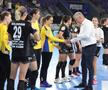 Imagini din finala mică a Supercupei României la handbal feminin, Brăila - Târgu Jiu