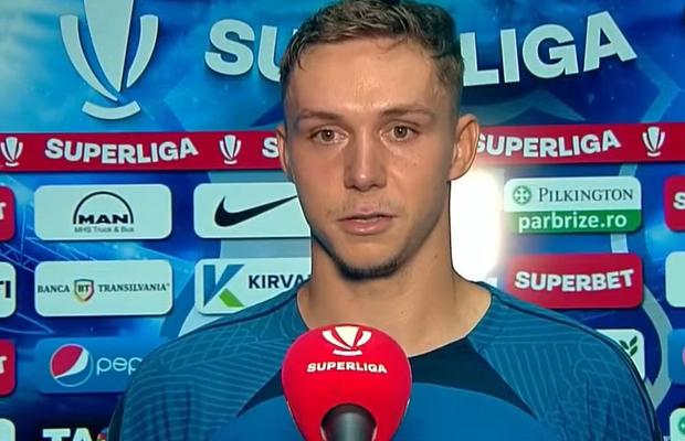 Louis Munteanu, despre golul superb în poarta Craiovei: „Nu trebuia să bat eu lovitura liberă”