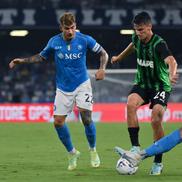 Daniel Boloca a fost titular în Napoli - Sassuolo / Sursă foto: Imago Images