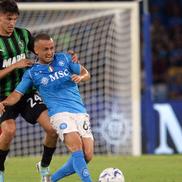 Daniel Boloca a fost titular în Napoli - Sassuolo / Sursă foto: Imago Images