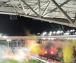 Complexul Sportiv Național „Arcul de Triumf” a taxat folosirea materialelor pirotehnice de la Dinamo - Petrolu
