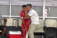 12 detalii de la Dinamo - Petrolul » I-au pus umărul la loc și a intrat pe teren, „mania” Ghezali + cele mai ciudate 5 minute