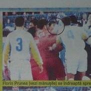 Paginile din Gazeta Sporturilor, după momentul violent în care Prunea l-a lovit cu pumul pe Claudiu Răducanu