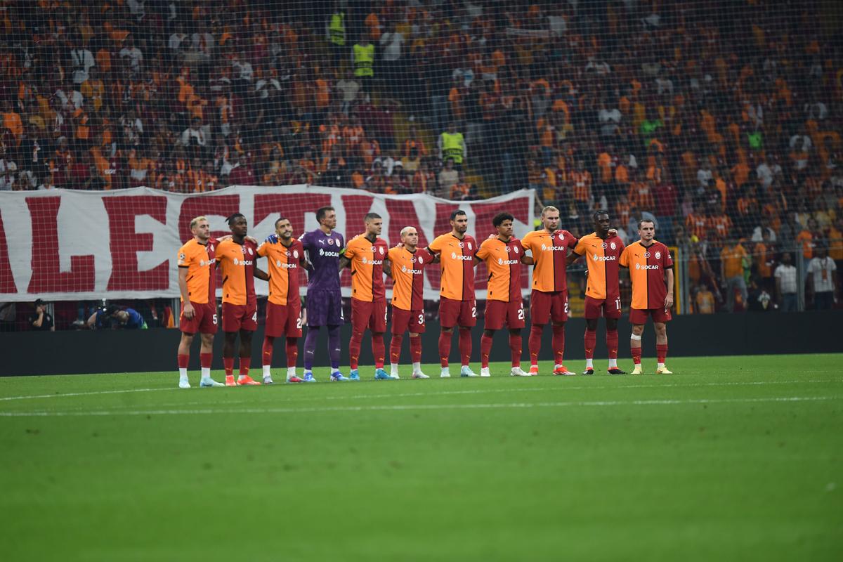 Fanii celor de la Galatasaray susțin Palestina în conflictul cu Israel