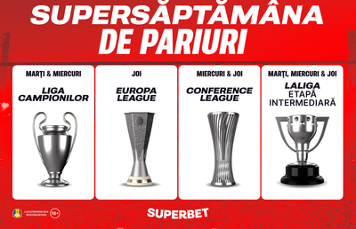 SuperSăptămâna de Pariuri: meciuri decisive în Europa
