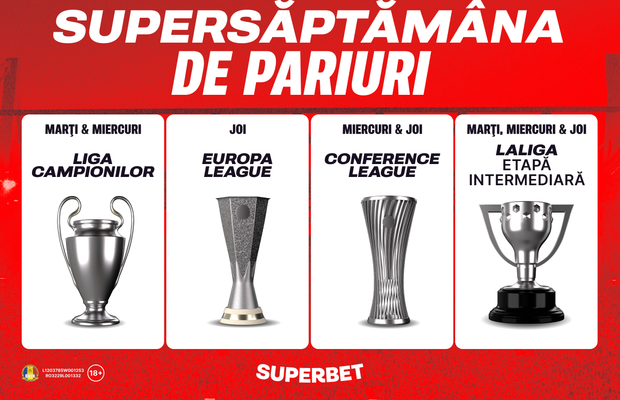 SuperSăptămâna de Pariuri: meciuri decisive în Europa