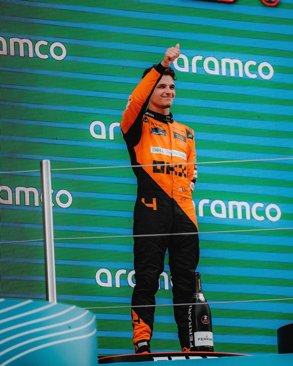 Cine este iubita lui Lando Norris, noul campion mondial din Formula 1 » În trecut, a fost acuzată că și-a înșelat iubitul fotbalist