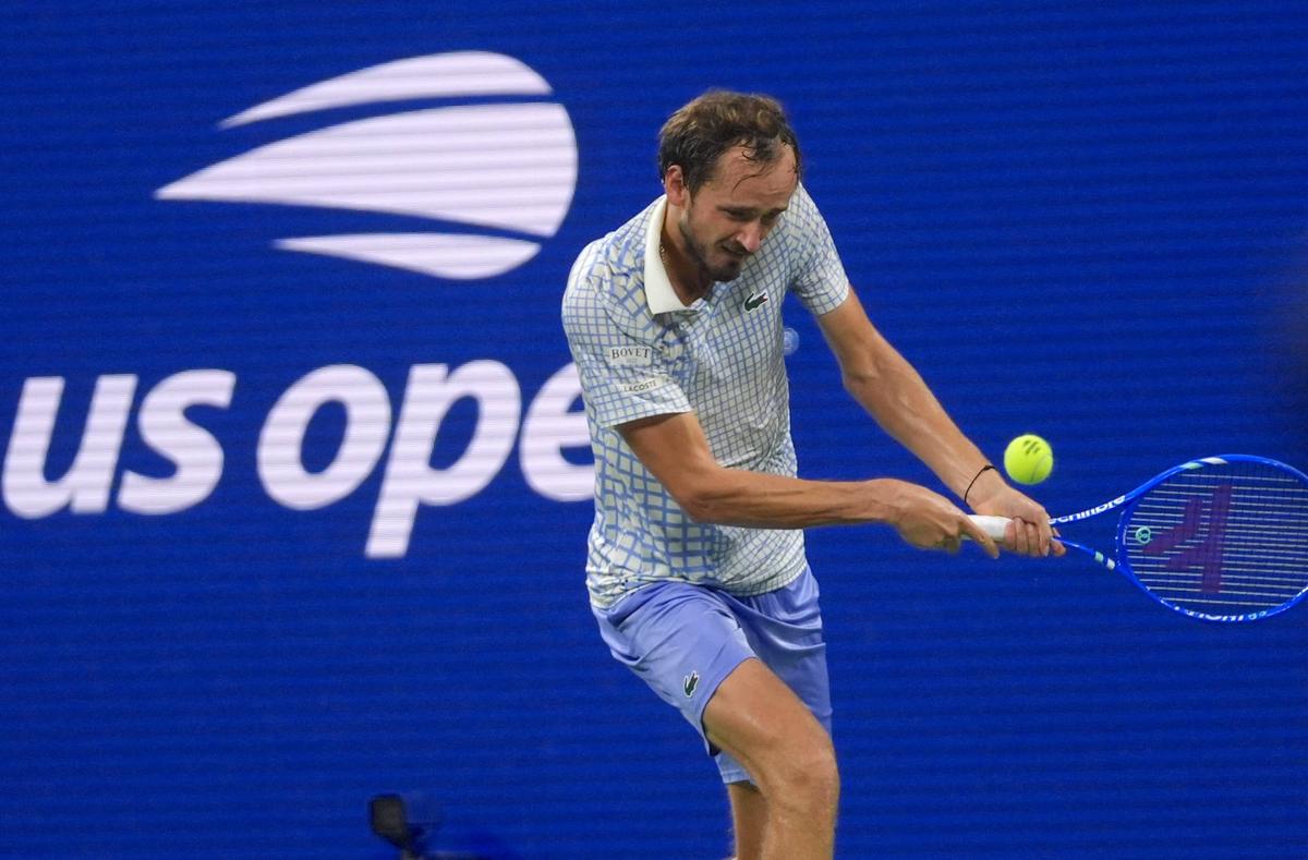 Daniil Medvedev, imagini din partida cu Benjamin Bonzi
