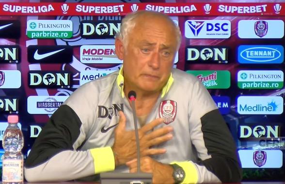 Mandorlini, prima conferință la CFR Cluj! Cum l-a numit pe Louis Munteanu