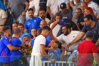 Haos după rezultatul-șoc din Liga Campionilor! Un agent de pază l-a lovit pe fotbalist