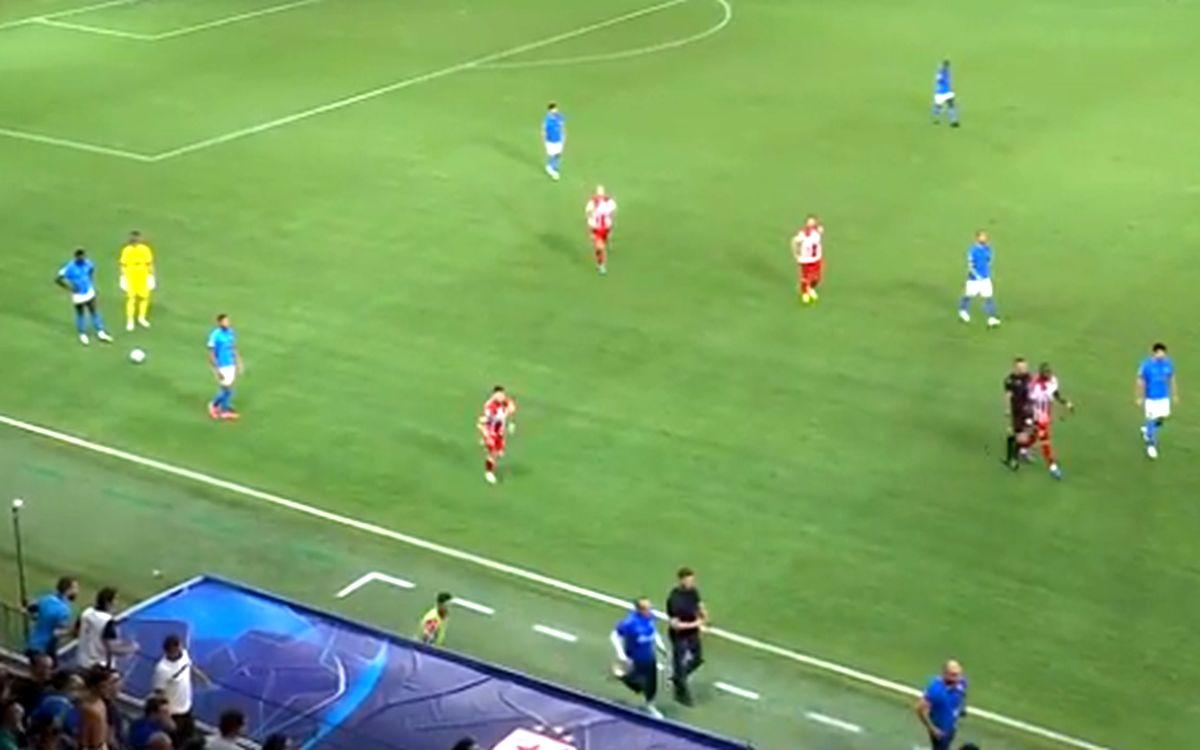 Haos după rezultatul-șoc din Liga Campionilor! Un agent de pază l-a lovit pe fotbalist