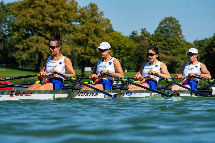 Bărcile României de 4 rame, feminin și masculin, și cea feminină de 4 vâsle, calificate în finalele Campionatelor Mondiale de canotaj de la Amsterdam