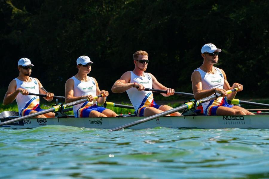 Bărcile României de 4 rame, feminin și masculin, calificate în finalele Campionatelor Mondiale de canotaj de la Amsterdam