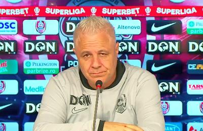 Șumudică și-a schimbat look-ul, dar nu a renunțat la ironii: „Korenica la FCSB? Am văzut declarația lui Mihai Stoica”
