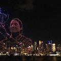 Show cu drone în cinstea lui Roger Federer/Foto: X