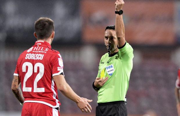 DINAMO - VOLUNTARI 2-1 // Deian Sorescu ratează derby-ul cu FCSB: „Doar voiam să mă ridic, dar arbitrul a venit să mă elimine”