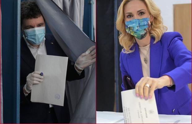 EXIT-POLL ALEGERI LOCALE 2020. Nicușor Dan o învinge pe Gabriela Firea la Primăria București